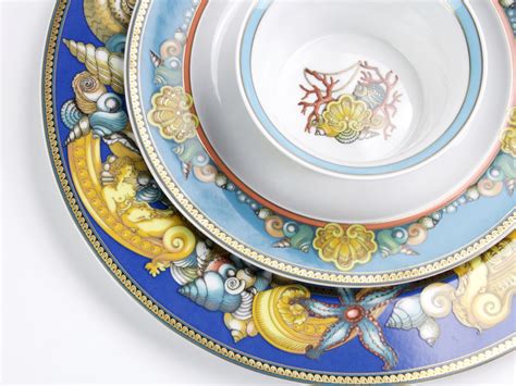 piatto rosonthal per versace le tresor de la mer|Versace Dinnerware Collection .